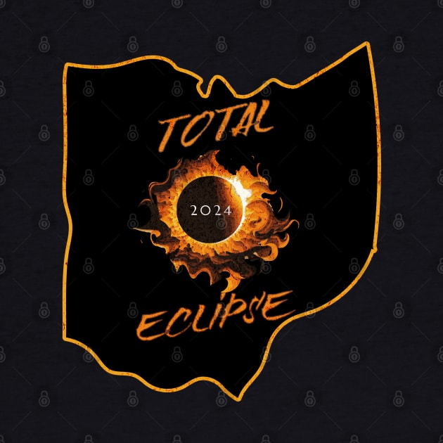 Total Eclipse 2024 Ohio by 5 Points Designs